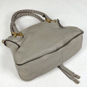 Chloe Shoulder gray leather Bag Marcie